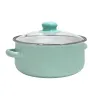 Set de 5 Ollas de Peltre Pastel – Colores Suaves | Travessa