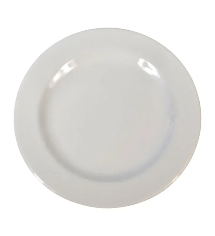 Plato Trinche 26 cm Blanco Polar – Anfora