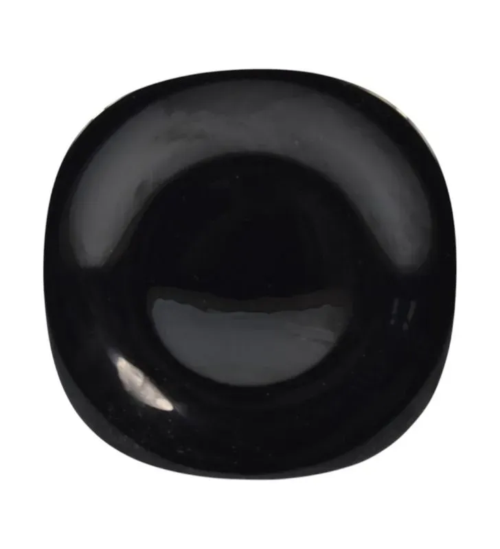 Plato Trinche Venecia Opal Negro 21 cm – Ranieri
