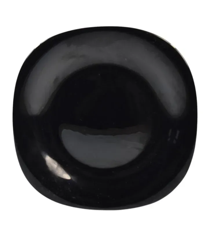 Plato Trinche Venecia Opal Negro 28 cm