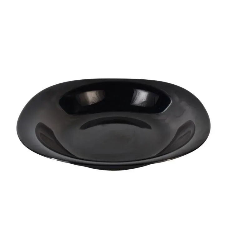Plato Hondo Venecia Opal Negro 23 cm – Ranieri