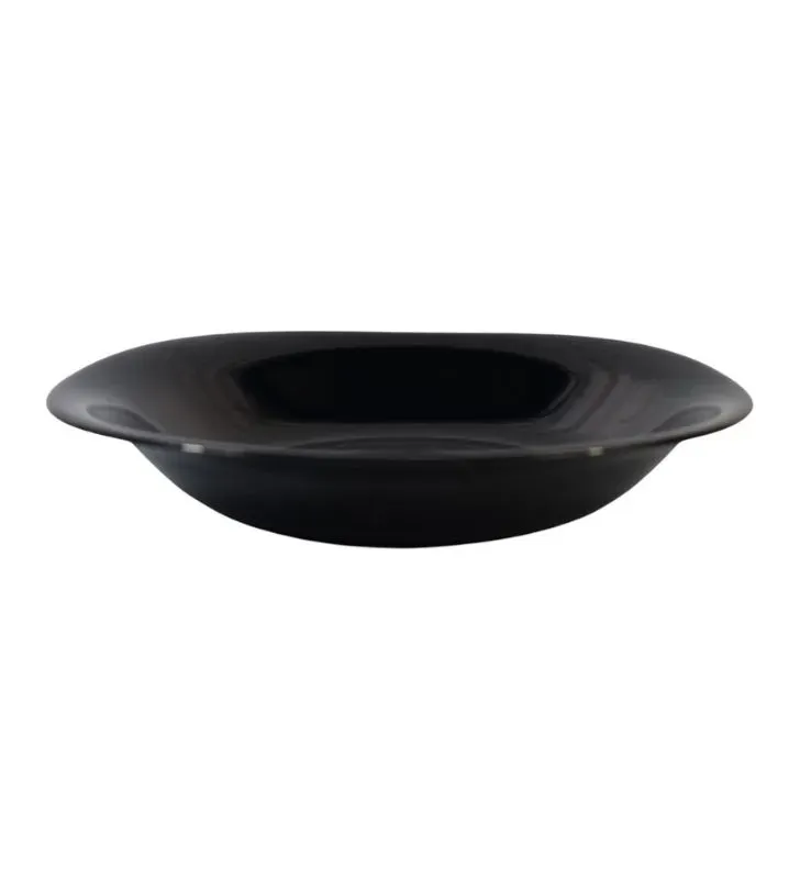 Plato Hondo Venecia Opal Negro 23 cm – Ranieri