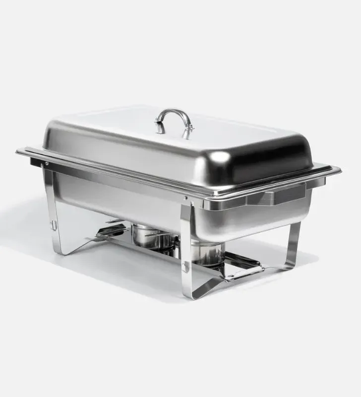 Chafer Travessa Plegable 9.5 L Acero Inoxidable – Bufetera Profesional
