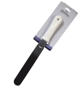 Espátula Pastelera 8" – Mango Plástico Blanco | Travessa
