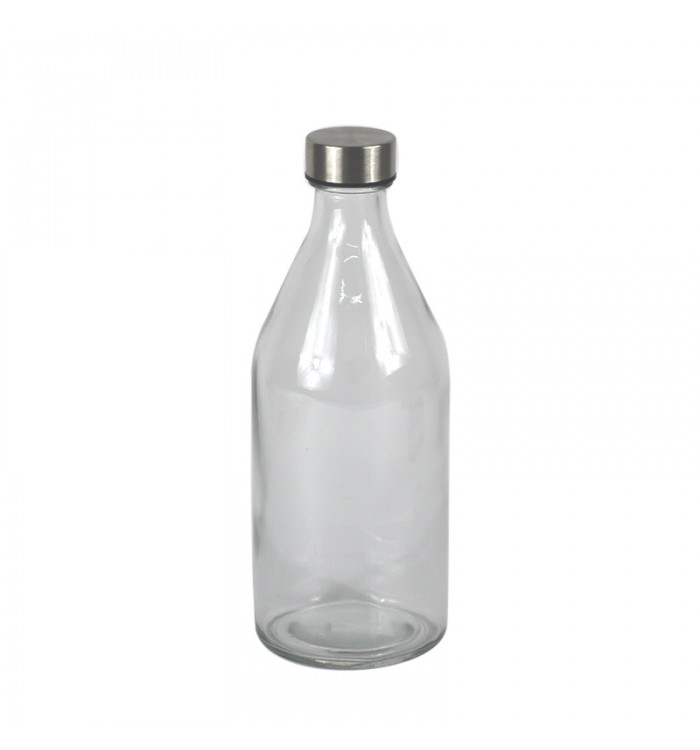 Botella Glazé de Vidrio para Refrigerador 1 Litro Turin
