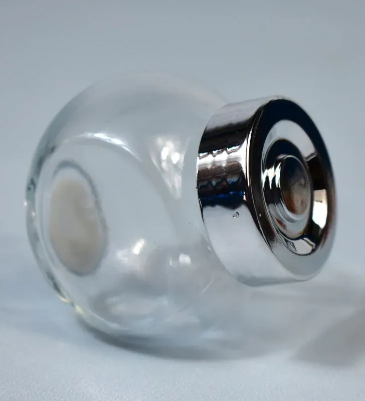 Frasco Multiposiciones 50 ml con Tapa Plateada –Vittori
