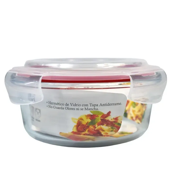 Recipiente Hermético Orby Rojo 950 ml – Vittori 3006R