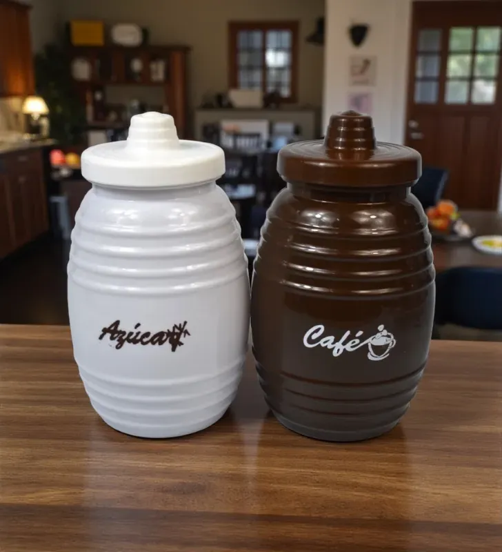 Set de Vitroleros Rubik – Café y Azúcar 1 L con Tapa Hermética