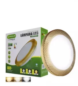 Foco LED 20 W 3 Tonos Dorada E27 – Tianlai