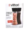 Set 2 Molinillos Vittori 2411 – Vidrio con Cuchillas de Cerámica