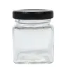 Frasco Mini Cuadrado 45 ml con Tapa Negra – Vittori 3412