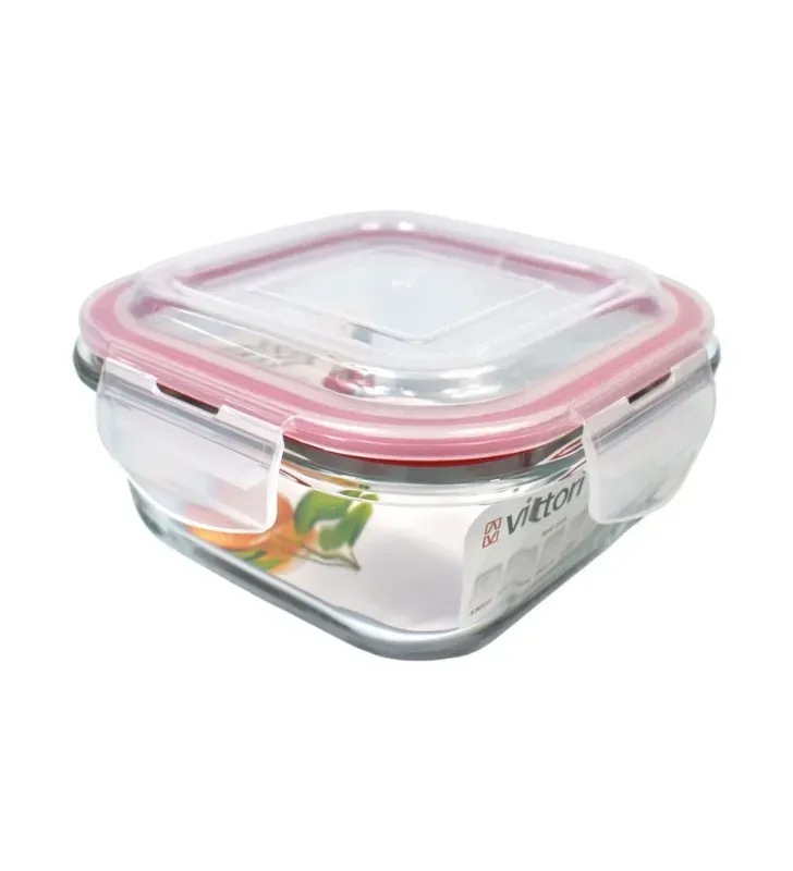 Frasco Hermético Cuadrado 800 ml – Vittori 3003R