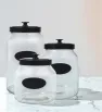 Brocal Zuri de vidrio con tapa de acero – Vittori 0592
