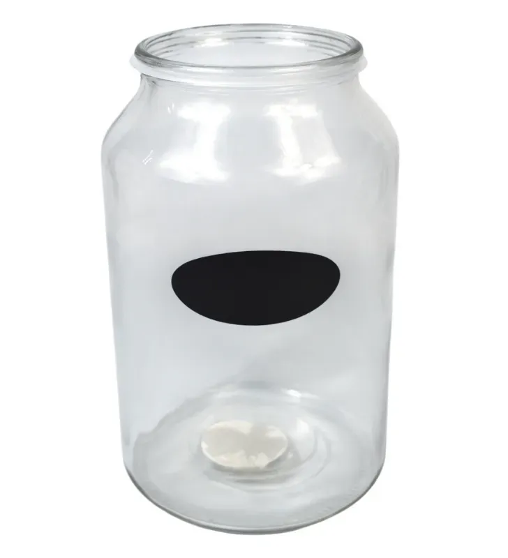 Brocal Zuri de vidrio con tapa de acero – Vittori 0594