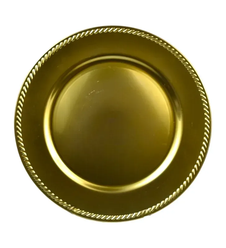 Plato Base Málaga Dorado – Vittori 3703D