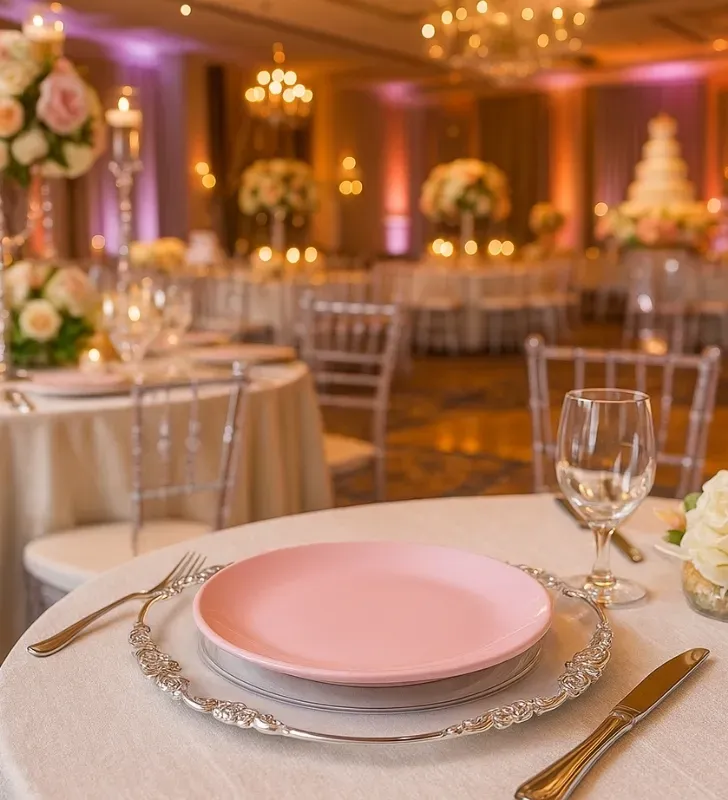 Plato Base Cádiz con Filo Plata – Vittori 3704P