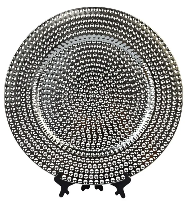 Plato Base Lunares Plata – Vittori 3707P