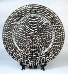 Plato Base Lunares Plata – Vittori 3707P