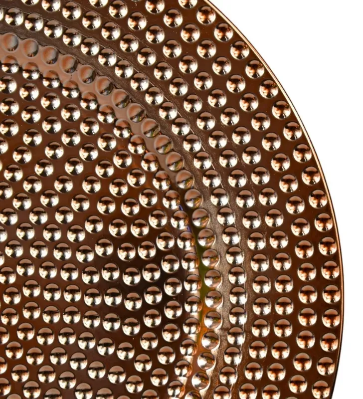 Plato Base Lunares Rosa Gold – Vittori 3707R