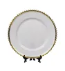 Plato Base Perla Filo Dorado – Vittori 2711D