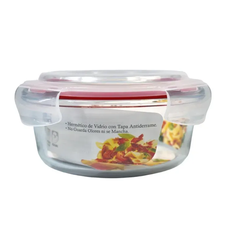 Recipiente Hermético Orby Rojo 400 ml – Vittori 3004R