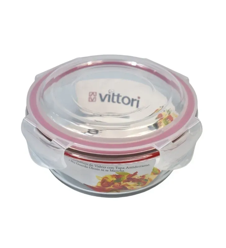 Recipiente Hermético Orby Rojo 400 ml – Vittori 3004R