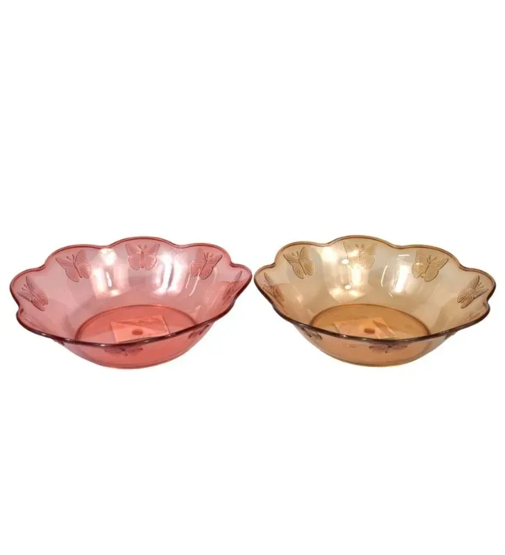 Frutero de Plástico AA-1013B-2 – Diseño Floral Grande