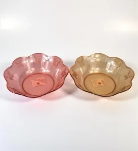 Frutero de Plástico AA-1013B-2 – Diseño Floral Grande