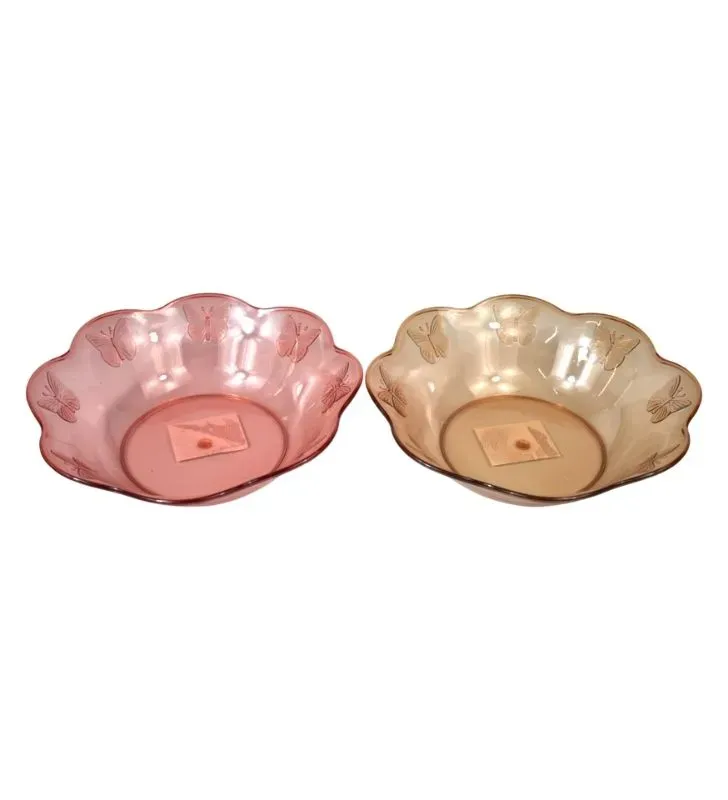 Frutero de Plástico AA-1013B-2 – Diseño Floral Grande