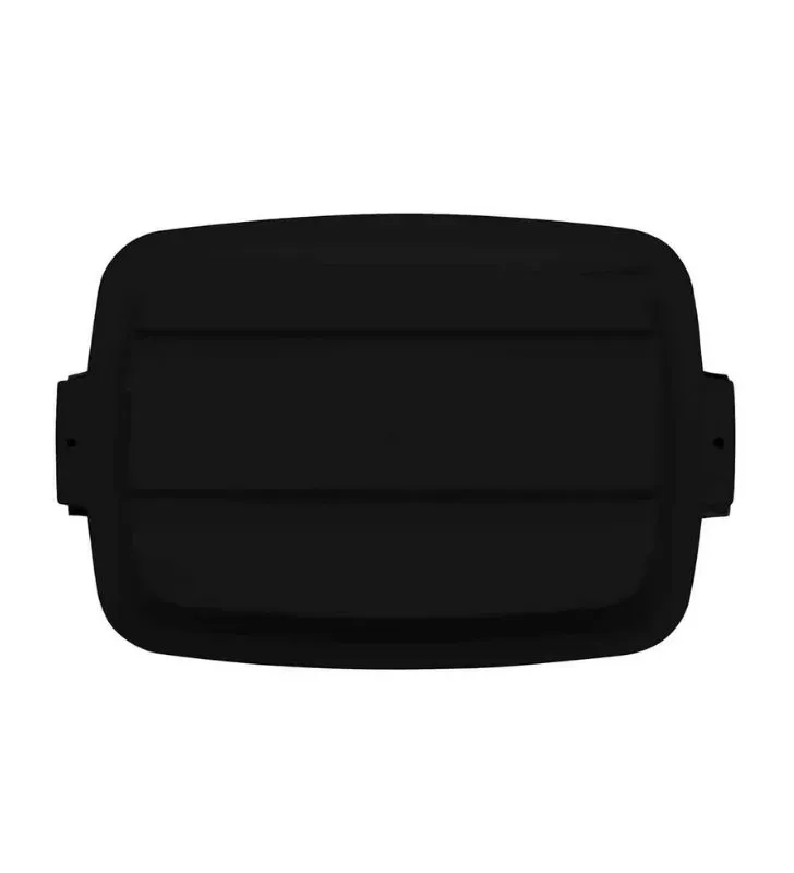 Contenedor Thalia Plastictrends 120 L con tapa – Negro