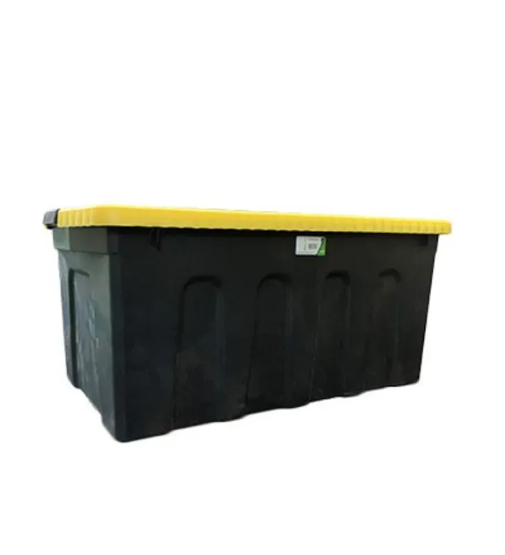 Caja Heavy Duty Plastictrends 33 gal con tapa