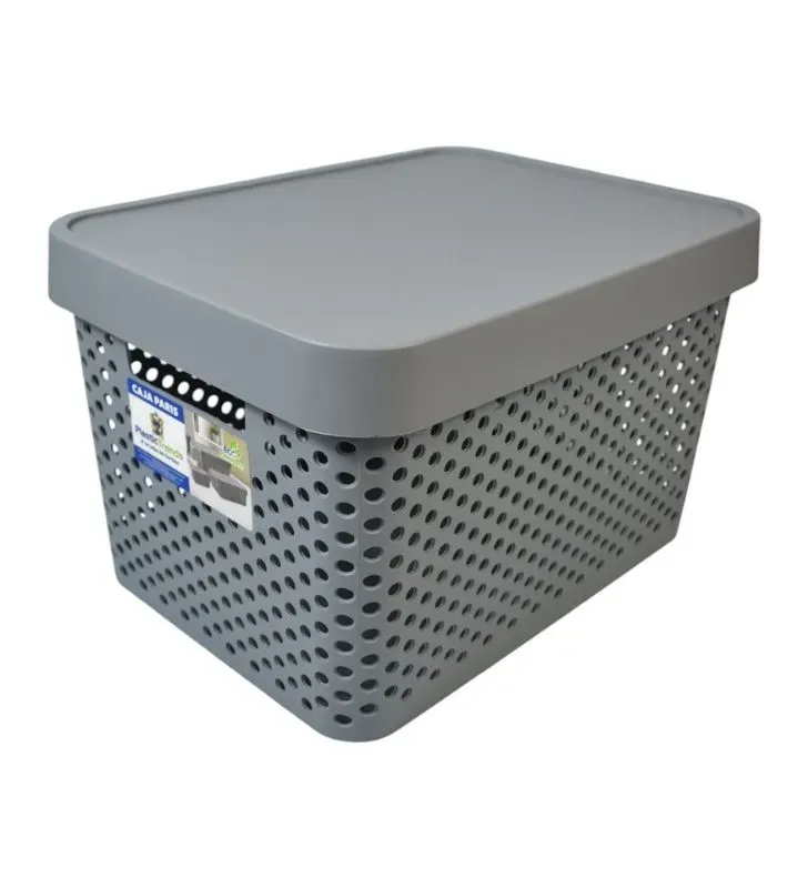 Caja Paris Plastictrends 17 L con tapa
