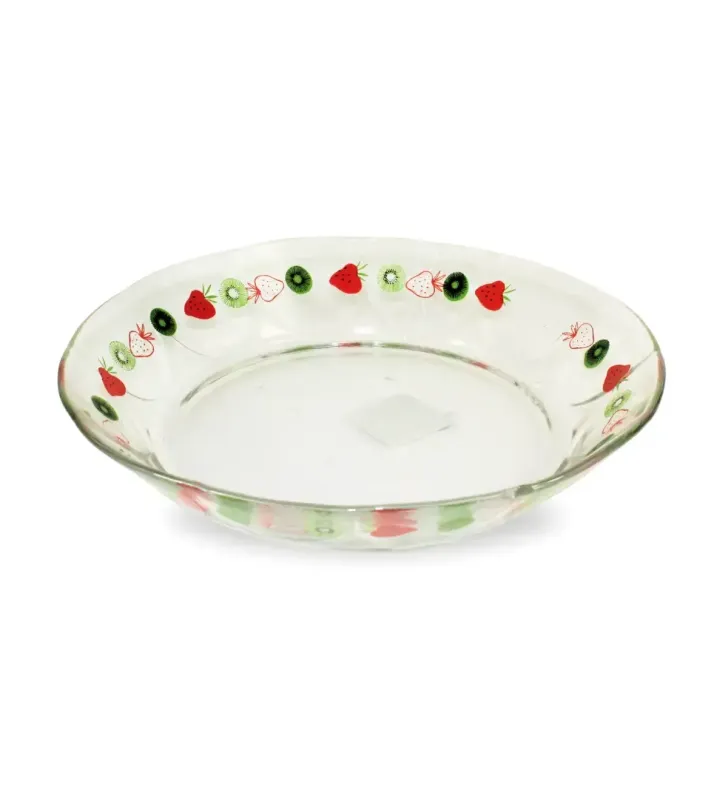 Plato Hondo Fresa Kiwi CZL Crisa 0778 | Vidrio resistente