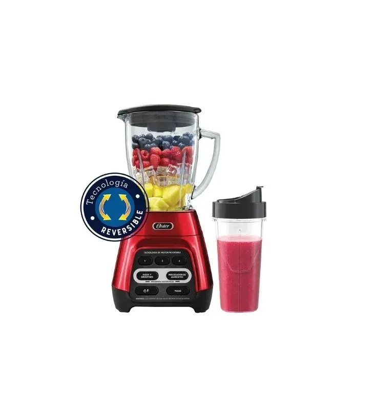 Licuadora Clásica Oster® Roja – BLST4126R con Perilla Ergonómica
