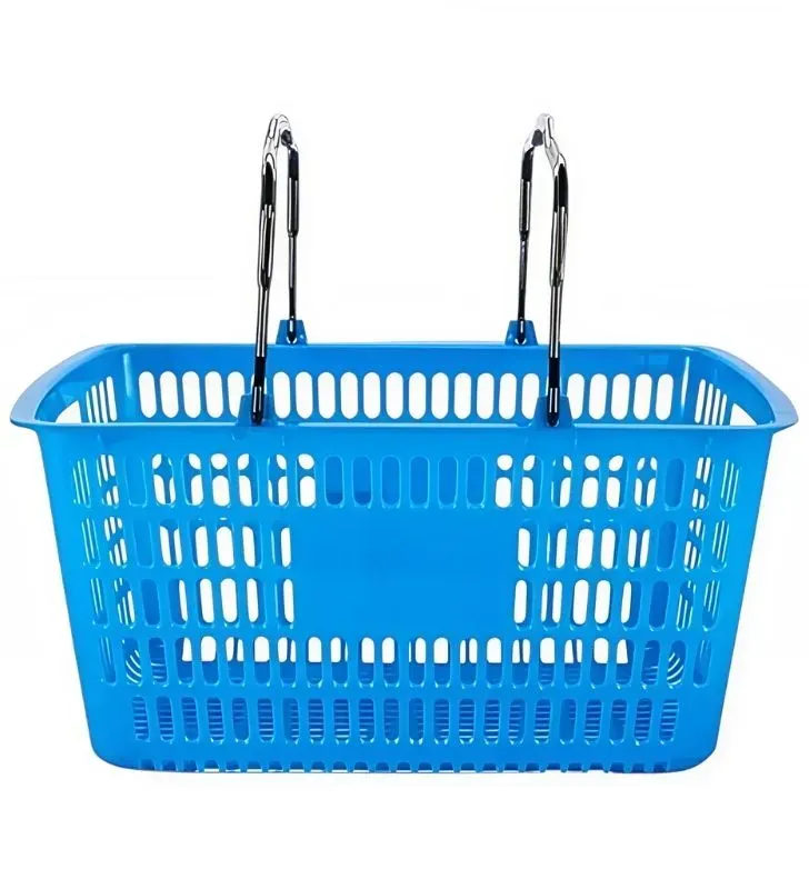 Canasta de Mercado Grande con Asa Europlast – Capacidad 12 kg