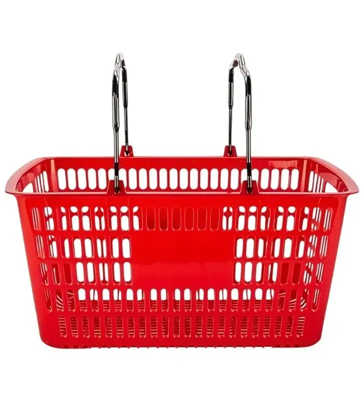 Canasta de Mercado Grande con Asa Europlast – Capacidad 12 kg