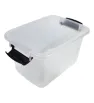 Caja Diego 10 L Natural con Tapa, Broches y Asa – Europlast