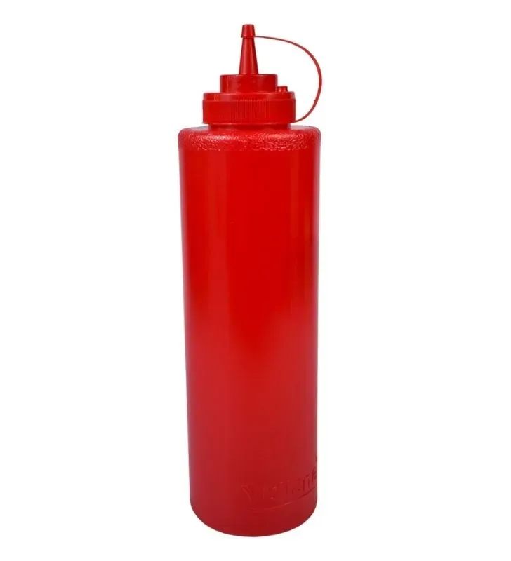 Mostacero Americano MX-505R 48 oz Rojo – Yuliana | Dispensador de aderezos