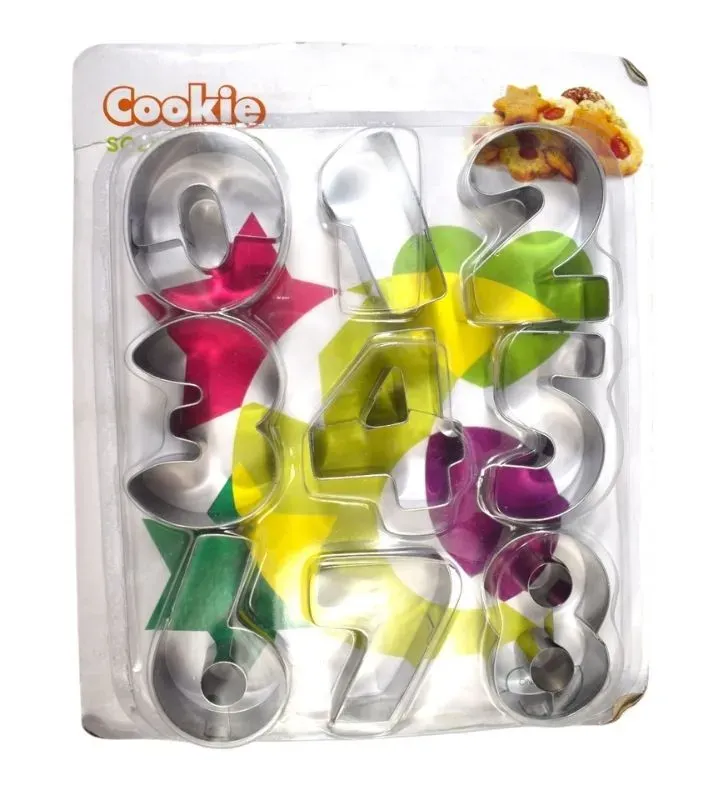Set de Cortadores metálicos — acero inoxidable para galletas