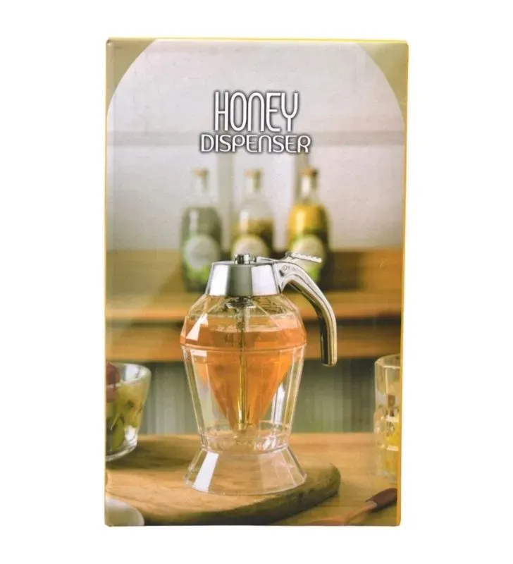 Dispensador de miel con soporte anti-goteo