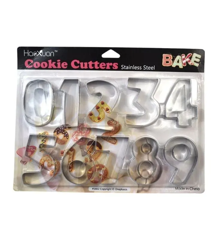 Set AZ-5660 – 10 Moldes de Acero Inoxidable para Repostería