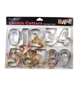 Set AZ-5660 – 10 Moldes de Acero Inoxidable para Repostería