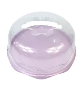 Soporte para tartas con tapa y asa / Caja transportadora