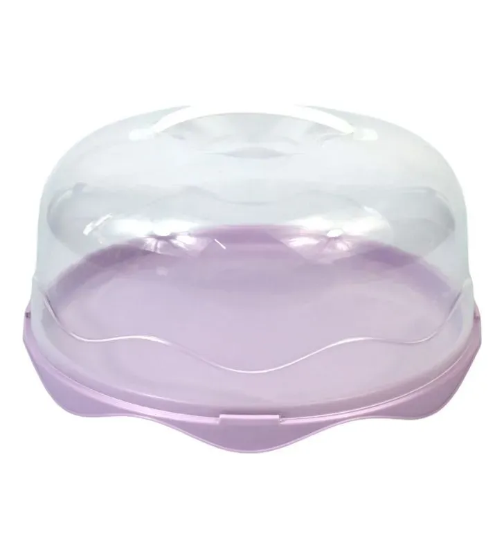Soporte para tartas con tapa y asa / Caja transportadora