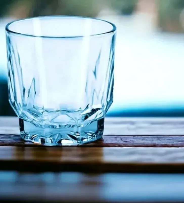 Vaso Prisma Azul Lunita | Vidrio Elegante y Resistente