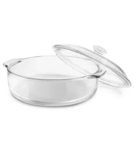 Cacerola Pyr-O-Rey 3L B228 – Vidrio Refractario con Tapa