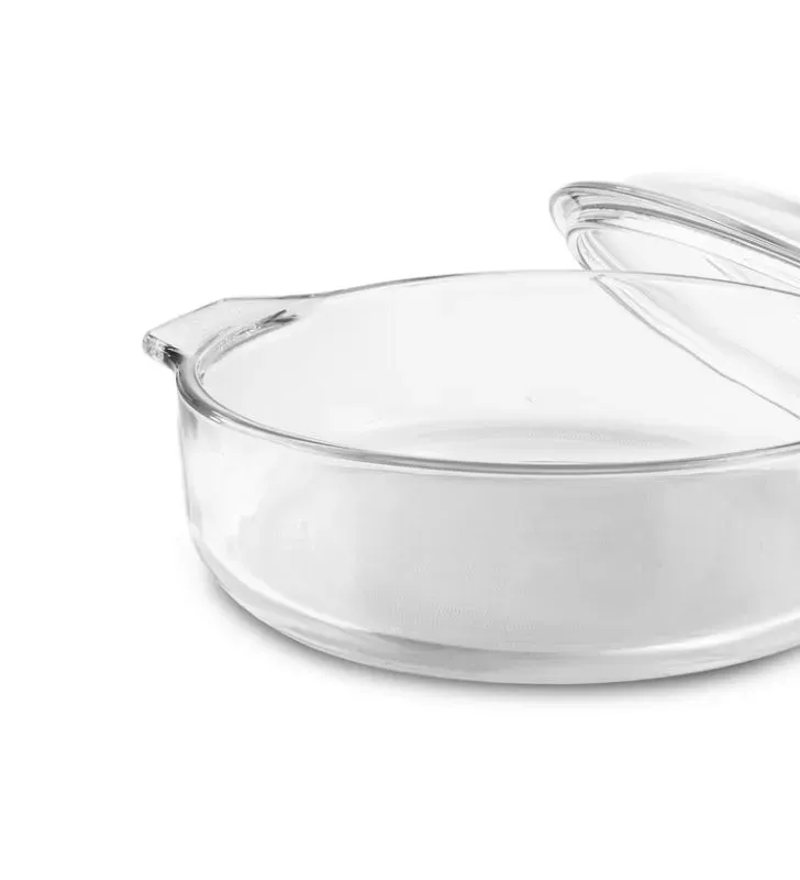 Cacerola Pyr-O-Rey 3L B228 – Vidrio Refractario con Tapa