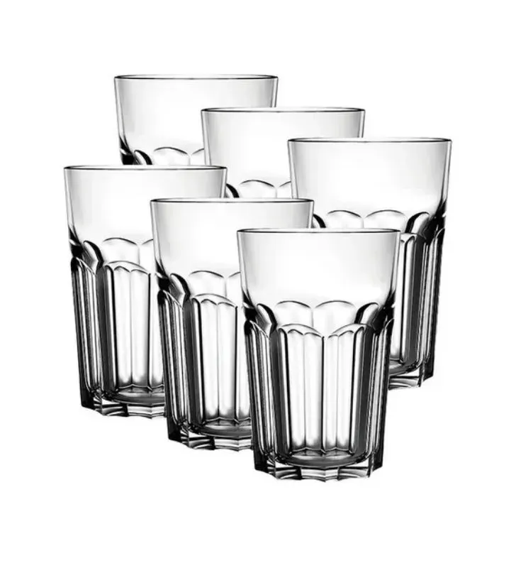 Set de 6 Vasos Boston 000 Crisa – Vidrio 377 ml