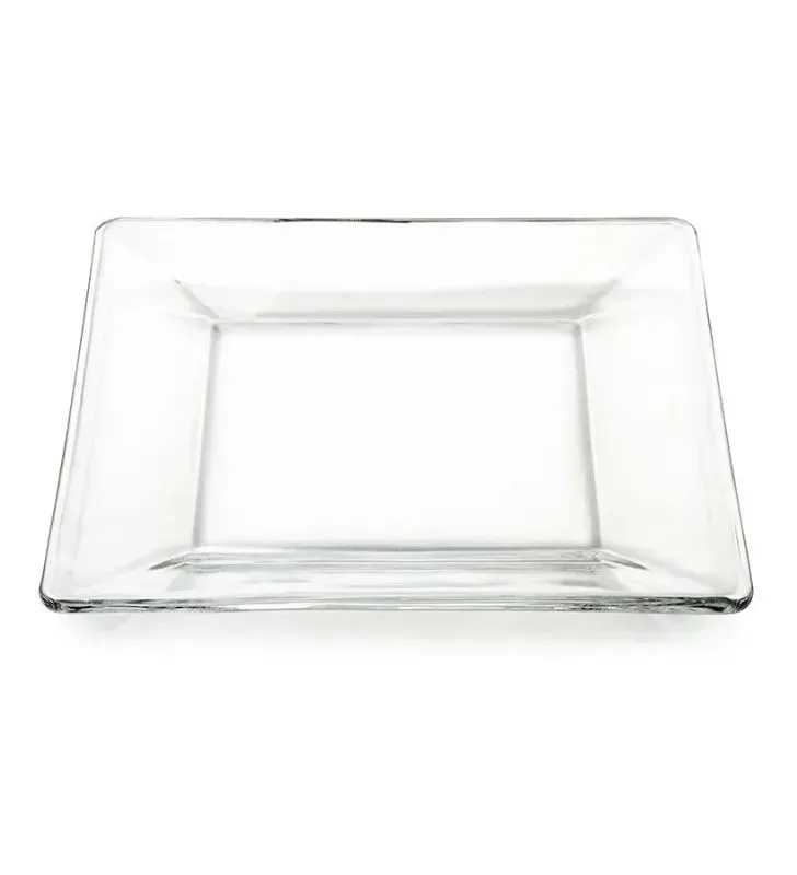Plato Cuadrado 6" Libbey 0763 – Vidrio Transparente