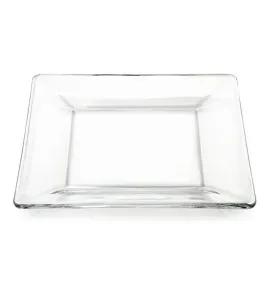 Plato Cuadrado 6" Libbey 0763 – Vidrio Transparente